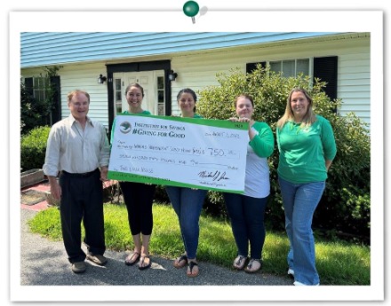 IFS employees donate to Link House's  WISH House in Newburyport